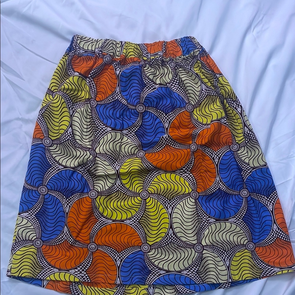 Colorful Patterned Women's Skirt